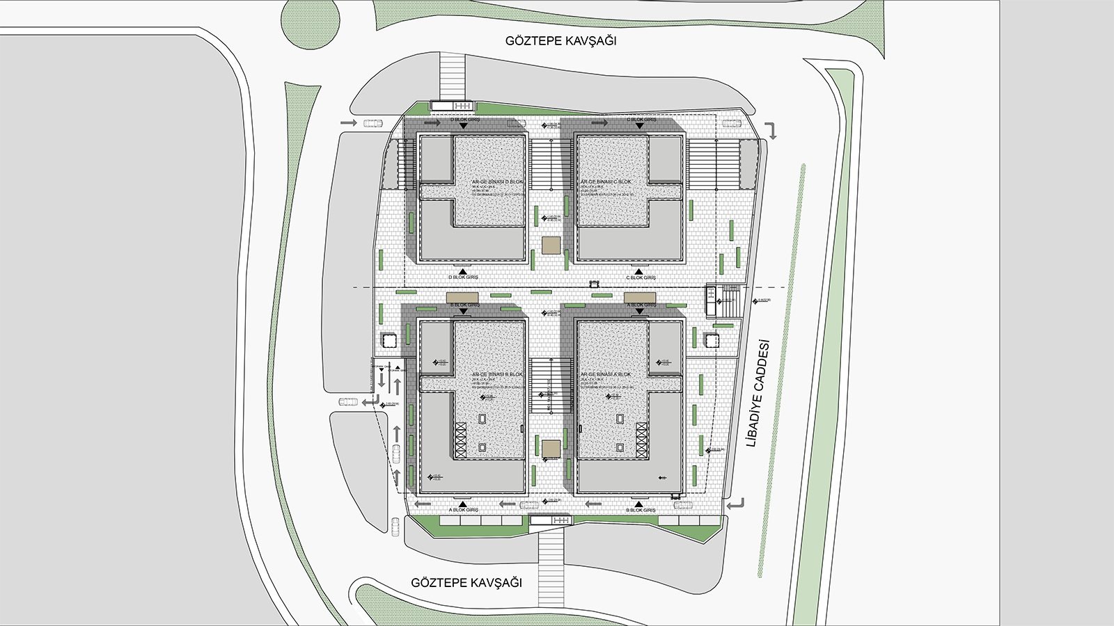 Medeniyet Üniversitesi Teknopark Kampüsü — vaziyet planı